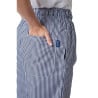 Pantalon de Cuisine Mixte Vegas à Petits Carreaux Bleus et Blancs - Taille XL - Whites Chefs Clothing - Fourniresto