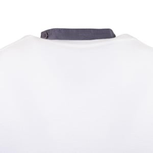 Kellner-Schürze mit V-Ausschnitt in Anthrazitgrau aus Polycotton 838 x 698 mm - Whites Chefs Clothing - Fourniresto