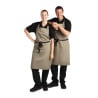 Schürze Latz Olive aus Polycotton 711 x 965 mm - Whites Chefs Clothing - Fourniresto