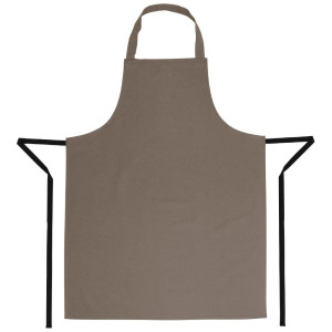 Light Brown Polycotton Bib Apron 711 x 965 mm - Whites Chefs Clothing - Fourniresto