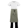 Kellnerschürze Olive aus 100% Polycotton 1000 x 700 mm - Whites Chefs Clothing - Fourniresto