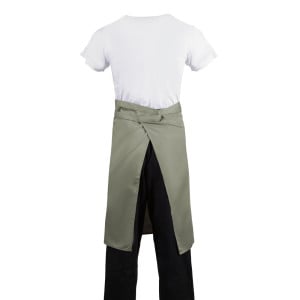 Kellnerschürze Olive aus 100% Polycotton 1000 x 700 mm - Whites Chefs Clothing - Fourniresto