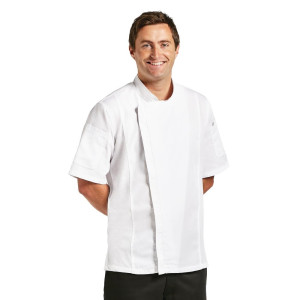 Veste de Cuisine Mixte Blanche Urban Springfield - Taille M - Chef Works - Fourniresto