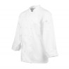 Veste de Cuisine Mixte Blanche à Manches Longues Calgary - Taille M - Chef Works - Fourniresto