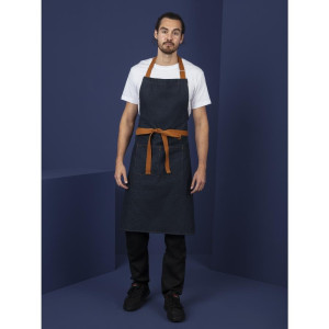 Kellnerschürze aus blauem Denim mit 100% Baumwollgürtel 1000 x 700 mm - Whites Chefs Clothing - Fourniresto