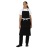 Schürze Latz Denim Schwarz Southside aus Polycotton 700 x 1000 mm - Whites Chefs Clothing - Fourniresto