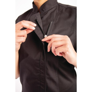 Veste de Cuisine Zippée Noire pour Femme Springfield - Taille M - Chef Works - Fourniresto