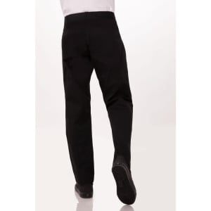 Schwarze Slim-Fit-Hose für Herren - Größe XS - Chef Works - Fourniresto