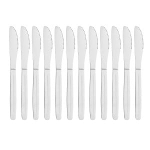 Kelso Stainless Steel Table Knife - Set of 12 - Olympia - Fourniresto