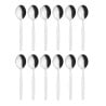 Round Kelso Stainless Steel Soup Spoon - Set of 12 - Olympia - Fourniresto