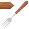 Fleischgabel mit Holzgriff 200 mm - Set mit 12 - Olympia - Fourniresto