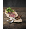 Fleischgabel mit Holzgriff 200 mm - Set mit 12 - Olympia - Fourniresto