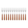 Meat Fork with Wooden Handle 200 mm - Set of 12 - Olympia - Fourniresto