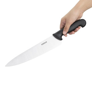 Kochmesser Schwarz Klinge 25,5 cm - Hygiplas - Fourniresto