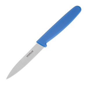 Couteau D'Office Bleu Lame 7,5 Cm - Hygiplas - Fourniresto