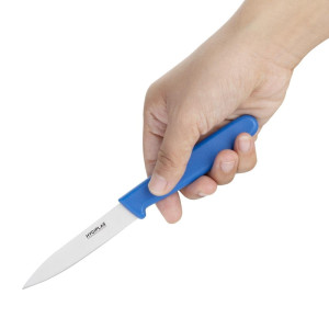 Blue 7.5 cm Blade Office Knife - Hygiplas - Fourniresto