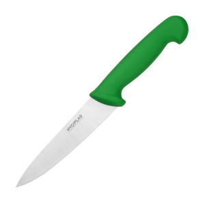 Kochmesser Grün Klinge 16 cm - Hygiplas - Fourniresto