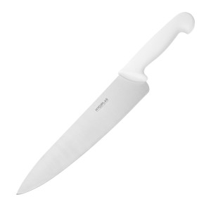 White Chef's Knife Blade 25.5 cm - Hygiplas - Fourniresto