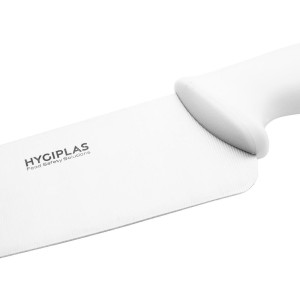 Couteau De Cuisinier Blanc Lame 25,5 Cm - Hygiplas - Fourniresto