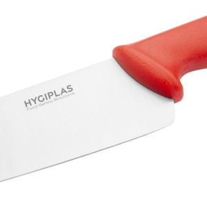 Kochmesser Rot Klinge 25,5 cm - Hygiplas - Fourniresto