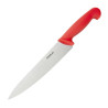 Couteau De Cuisinier Rouge Lame 21,5 Cm - Hygiplas - Fourniresto