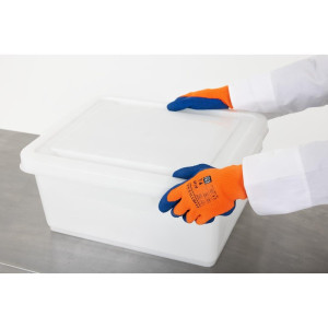 Handschuhe gegen Kälte Orange und Blau Einheitsgröße - FourniResto - Fourniresto