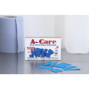 Assorted Blue Bandages - Pack of 100 - FourniResto - Fourniresto