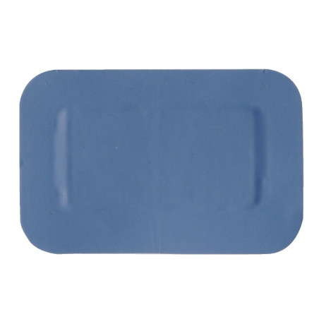 Abnehmbare blaue Pflaster 28 x 38 mm - Packung mit 50 Stück - FourniResto - Fourniresto