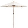 Umbrella Cream Round Ø 3 M - Bolero - Fourniresto