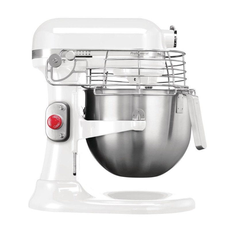 Batteur Professionnel Blanc 6,9 L - KitchenAid - Fourniresto