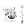 Professional White Mixer 6.9 L - KitchenAid - Fourniresto