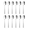 Napoli Stainless Steel 150 ml Coffee Spoon - Set of 12 - Olympia - Fourniresto