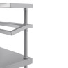 Table De Préparation Inox Avec Support Bacs Gn 1200 X 600 Mm - Vogue - Fourniresto