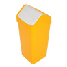 Yellow Polypropylene Swing Lid Bin 50 L - Scot Young - Fourniresto