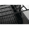 Schwarze Kühlvitrine für Theken - 100 L - Polar