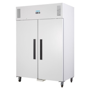 Kühlschrank mit positiver Kühlung, weiß, GN 2/1, Doppeltür, 1200 L - Polar - Fourniresto