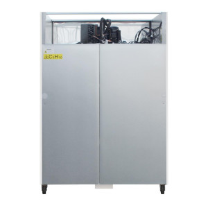 White 2/1 Double Door 1200 L Positive Refrigerated Cabinet - Polar - Fourniresto