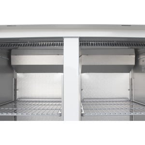 Kühlschrank mit positiver Kühlung, weiß, GN 2/1, Doppeltür, 1200 L - Polar - Fourniresto