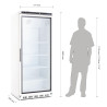 Positive Refrigerated Display Case 600 L - Polar - Fourniresto