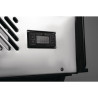 Schwarze Kühlvitrine für Theken - 120 L - Polar