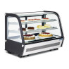 Black 160 L Countertop Refrigerated Display Case - Polar - Fourniresto