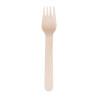 Biodegradable Wooden Fork 155 mm - Pack of 100 - Fiesta Green - Fourniresto