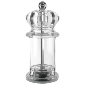 Acrylic Salt or Pepper Mill 135 x Ø 61 mm - Olympia - Fourniresto