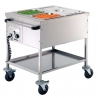 Wasserloser Bain-Marie-Wagen - 2 GN 1/1