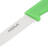 Messer mit gezackter Klinge, 10 cm - Hygiplas - Fourniresto