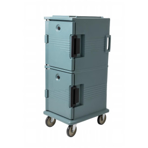 Wagen Ultra Blau Schiefer aus Polypropylen 114 L - Cambro - Fourniresto