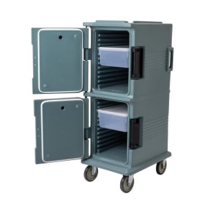 Chariot Ultra Bleu Ardoise en Polypropylène 114 L  - Cambro - Fourniresto