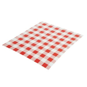 Fettdichtes Vichy-Rot-Papier 310 x 380 mm - Packung mit 200 Stück - FourniResto - Fourniresto