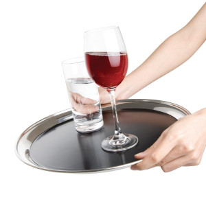 Round Non-Slip Ø 355 mm Service Tray - Olympia - Fourniresto