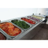 Refrigerated 3-Door Pizza Preparation Counter 368 L - Polar - Fourniresto